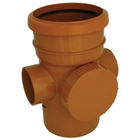 Express Underground Drainage 110mm Single Socket Access Pipe