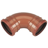 Express Underground Drainage 110mm x 15 Deg Double Socket Bend