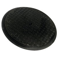 Express Underground Drainage 450mm Cast Iron Cover & Plastic Frame