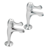 Deva Lever Action Contract Sink Pillar Taps