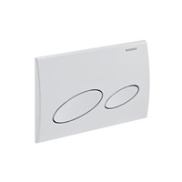 Geberit Kappa 20 Dual Flush Plate White