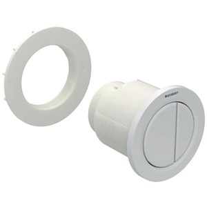 Geberit Remote Flush Actuation Type 01 for Dual Flush - Gloss Chrome Plated