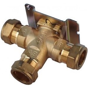 Danfoss HSV3B28 28mm 3 Port Motorised Valve Paddle Type Body - External Compression