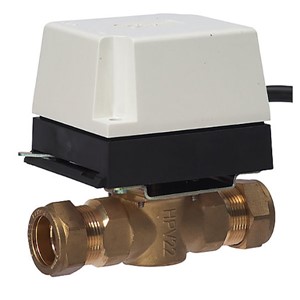 Danfoss HP28B 28mm 2 Port Motorised Valve Paddle Type with HPA2 Actuator