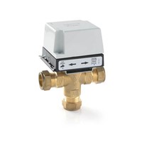 Danfoss HS3 22mm 3 Port Shoe Mid-Position Motorised Valve with Actuator