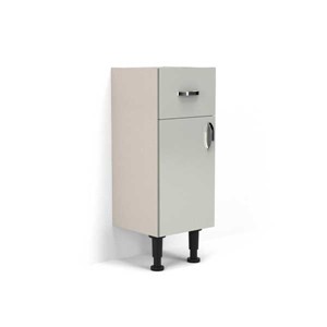Inspirations Prism Door 454 x 296mm And Drawer Front 200 x 296mm Silver Grey Gloss