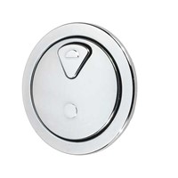 Dudley Round Dual Flush Button