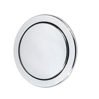 Dudley Vantage 73.5mm Single Flush Round Button Chrome - 327736