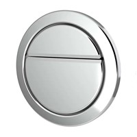 Dudley Geo 73.5mm Dual Flush Pushbutton Chrome - 372937