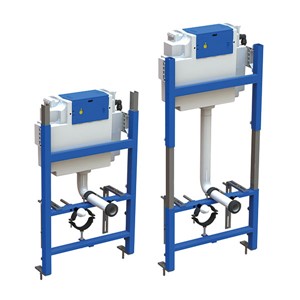 Dudley Illusion A Frame, Vantage (with jacket) & Radius Wave S3 Electronic Dual Flush Flushplate
