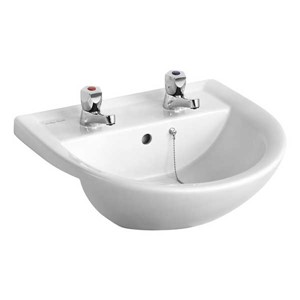 Armitage Shanks Sandringham 21 50cm Semi-Countertop Basin 2 Tap Hole