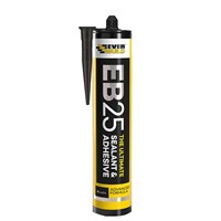 Everbuild EB25 Kitchen and Sanitary Sealant and Adhesive 300ml - Anthractie