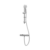 Express Enzo Thermostatic Shower with Round Riser Kit - Chrome