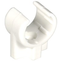 Express Overflow 3/4" Pipe Clip - White