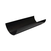 Express 112mm 2 metre Half Round Gutter - Black