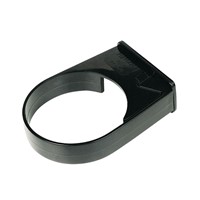 Express 68mm Round Single Fix Pipe Clip - Black