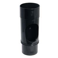 Express 68mm Round Access Pipe - Black