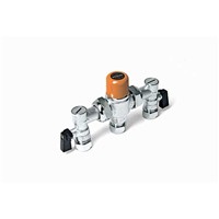 Express 22mm TMV2&3 Thermostatic Mixing Valve with Angle Valves