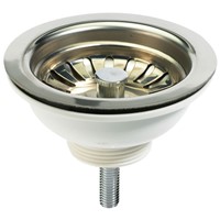 Express 1 1/2" Stainless Steel Basket Strainer Sink Waste