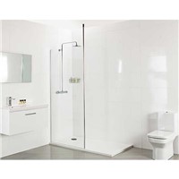 Inspirations Round Floor to Ceiling Brace Kit Chrome