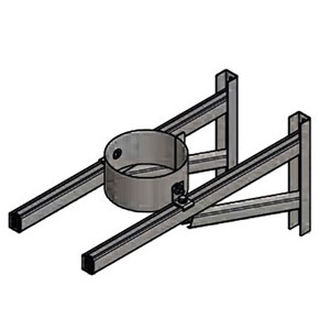 Vantage Twin Wall Insulated 6" Base Support 0-400mm Band Bright
