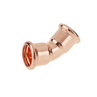 Express Copper Press 15mm 45 degree Elbow