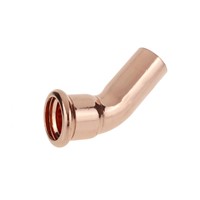 Express Copper Press 15mm 45 degree Street Elbow