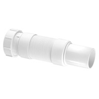 McAlpine 1 1/2" Flexible Waste Connector with Universal x Spigot Outlets - FLEXCON6