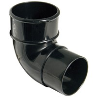 Floplast 68mm Round Downpipe 92.5 Degree Offset Bend - Brown