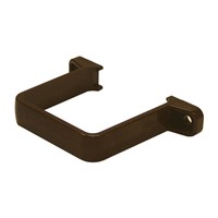 Floplast 65mm Square Downpipe Pipe Clip - Brown