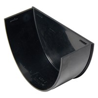 Floplast Hi-Cap 115mm Internal Stopend - Black - REH2