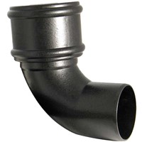 Floplast Ring Seal Soil 110mm 92.5 Degree Bend Socket / Spigot - Cast Iron Style