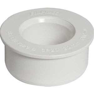 Floplast Ring Seal Soil 32mm Boss Adaptor Solvent - Grey - SP20G