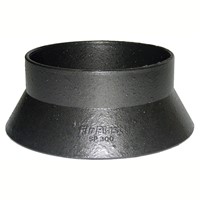 Floplast Ring Seal Soil 110mm Weathering Collar - Cast Iron Style