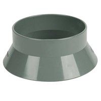 Floplast Ring Seal Soil 110mm Weathering Collar - Grey