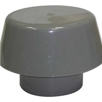 Floplast Ring Seal Soil 110mm Extract Cowl - Grey - SP310G