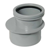 Floplast Ring Seal Soil 110mm x 82mm Adaptor / Reducer - Grey