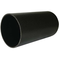 Floplast Ring Seal Soil 110mm 1.8mtr Plain Ended Pipe - Cast Iron Style