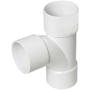 Floplast ABS Solvent Weld 40mm Tee - White - WS23W