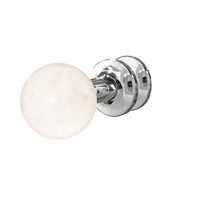 Sensations Clip On Frosted Sphere Robe Hook - Chrome