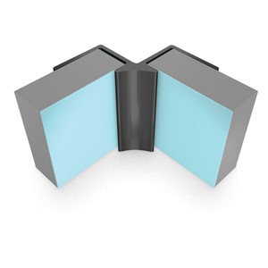 Grant Westfield Multipanel Classic Type A Internal Corner Aluminium Extrusion - White