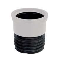 Express Pushfit Soil 110mm Drain Adaptor - Grey