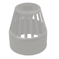 Express Pushfit Soil 110mm Vent Cowl - Grey