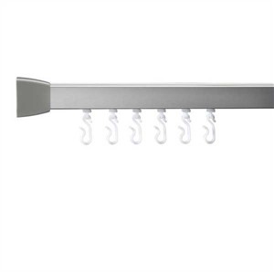 Croydex Professional 800 Shower Rail 2135mm Straight Silver