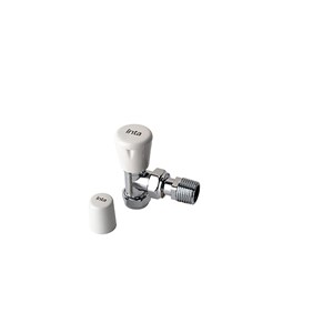 Inta 15mm Manual Angled Radiator Valve Chrome