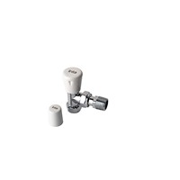 Inta 15mm Manual Angled Radiator Valve Chrome