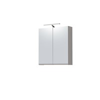 Inspirations 500mm Double Door Mirror Cabinet - City Grey