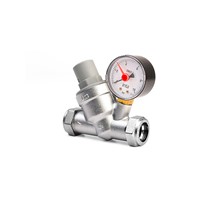 Inta 1 1/2" Pressure Reducing Valve with Gauge