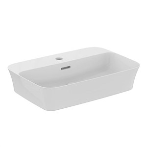 Ideal Standard Ipalyss 55cm 1 Taphole Rectangular Vessel Basin with Overflow