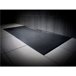 Just Trays Evolved 1000 x 760 x 25mm Shower Tray - Astro Black